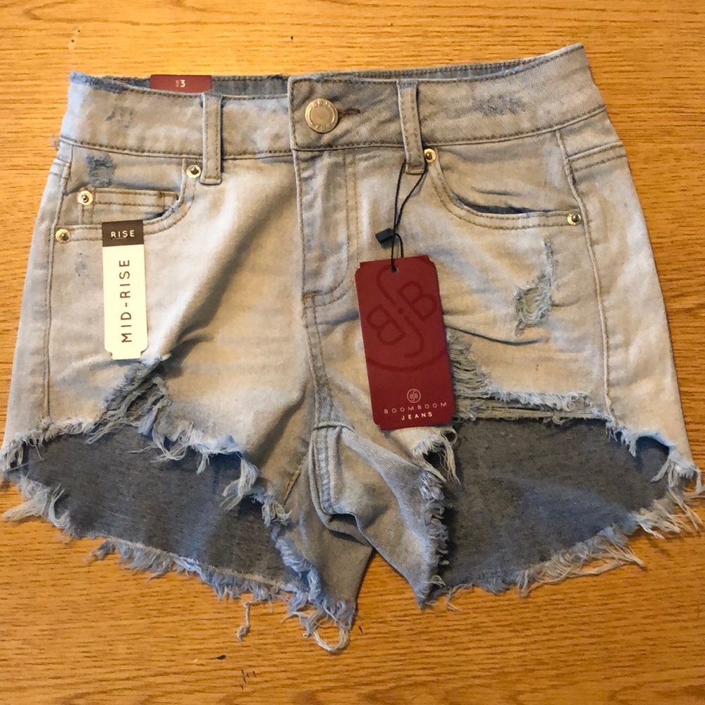 Size 3 mid-rise shorts